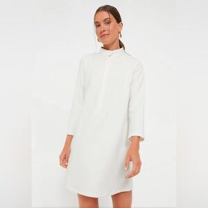 Tuckernuck Stretch Crepe Avery Dress white size Medium